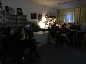 First guests watch the films