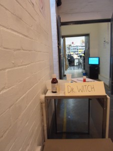 Dr Witch's desk ready to welcome patients 
